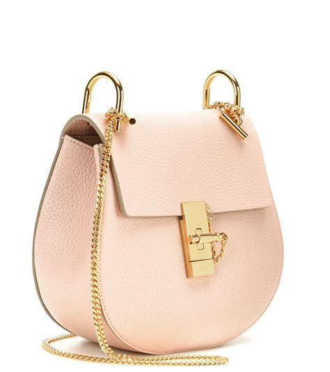 chloe pink drew bag|chloe drew bag size.